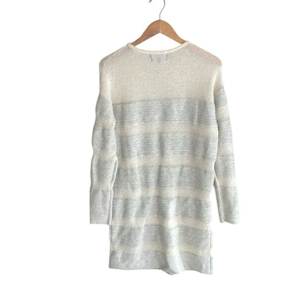 Something Navy Metallic Stripe Sweater Dress - Picture 3 of 15